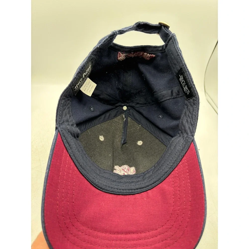 Harry Potter Gryffindor Hat Youth Strapback Adjustable Gray/Navy Cap OSFM